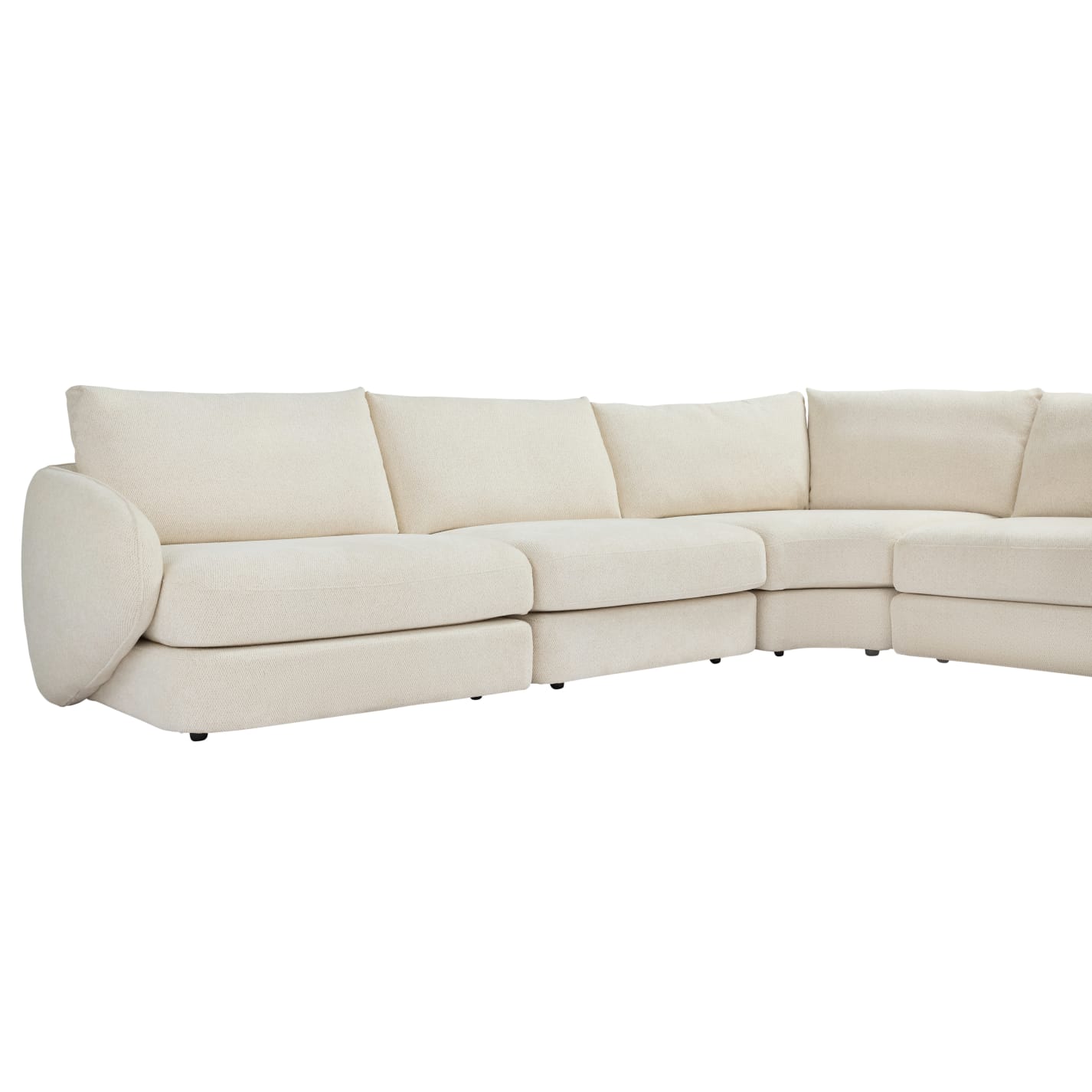 Esme Kent Bisque Corner Sofa - 4 Seater color Kent Bisque