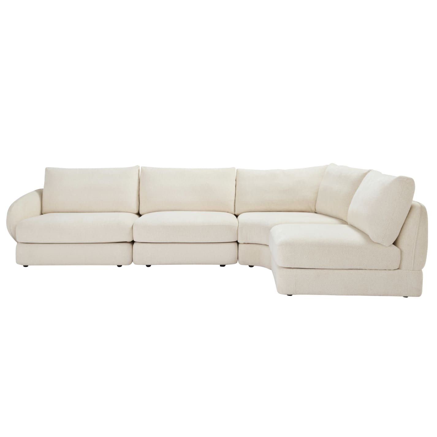 Esme Kent Bisque Sofa - 4 Seater RAF Terminal color Kent Bisque