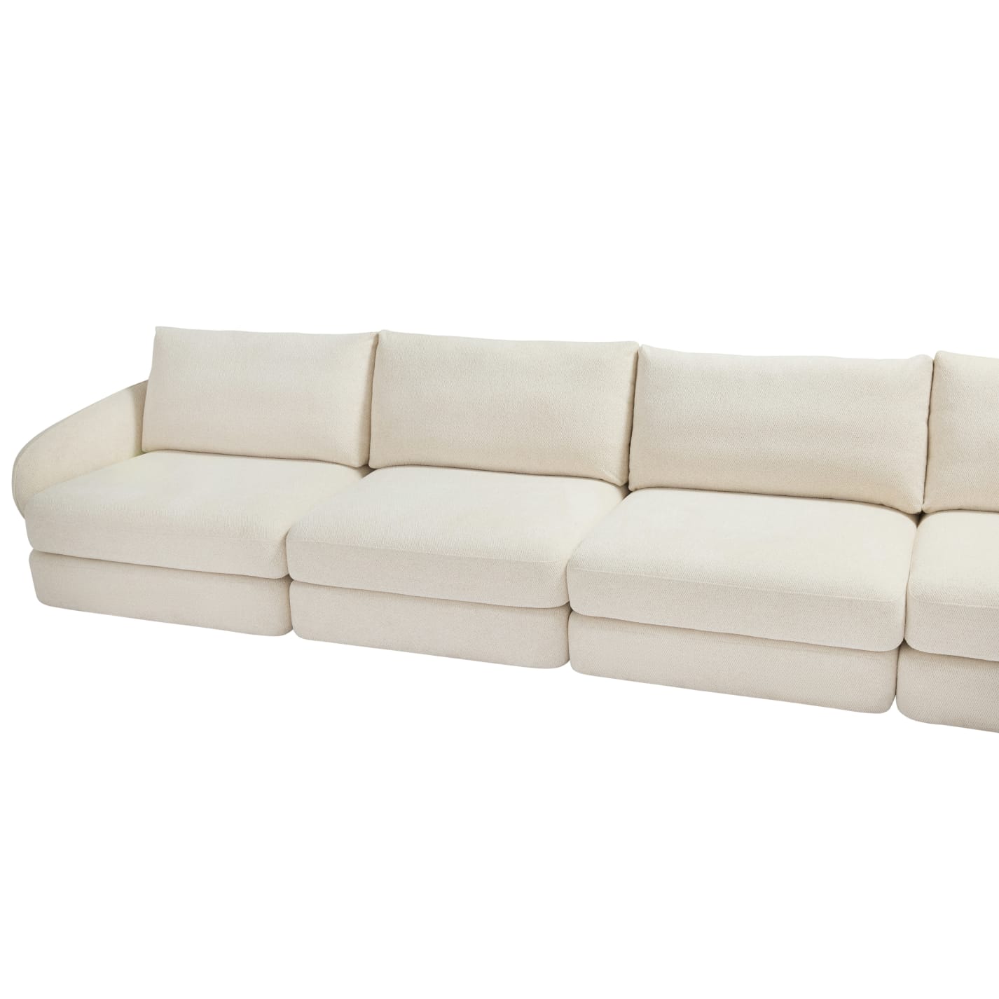Esme Kent Bisque Sofa - 4 Seater color Kent Bisque