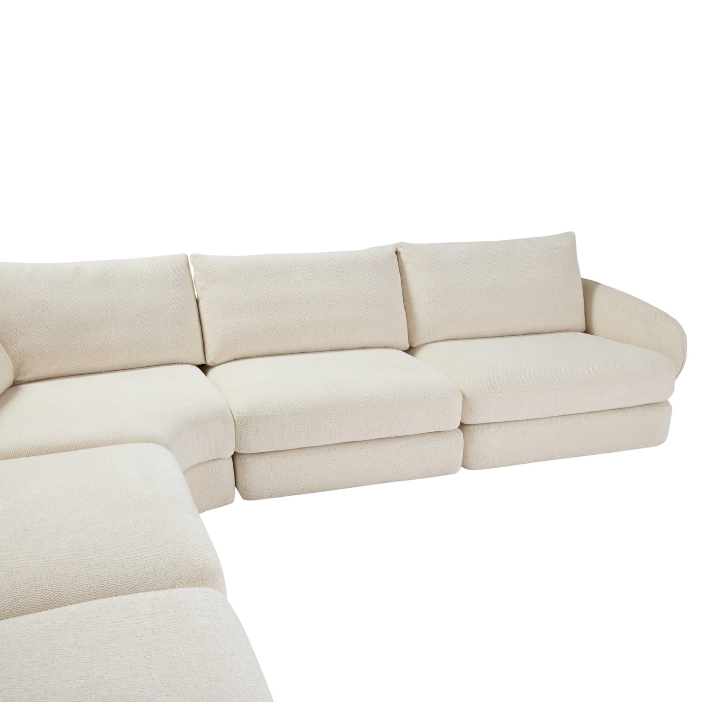 Esme Kent Bisque Sofa - 5 Seater LAF Terminal color Kent Bisque