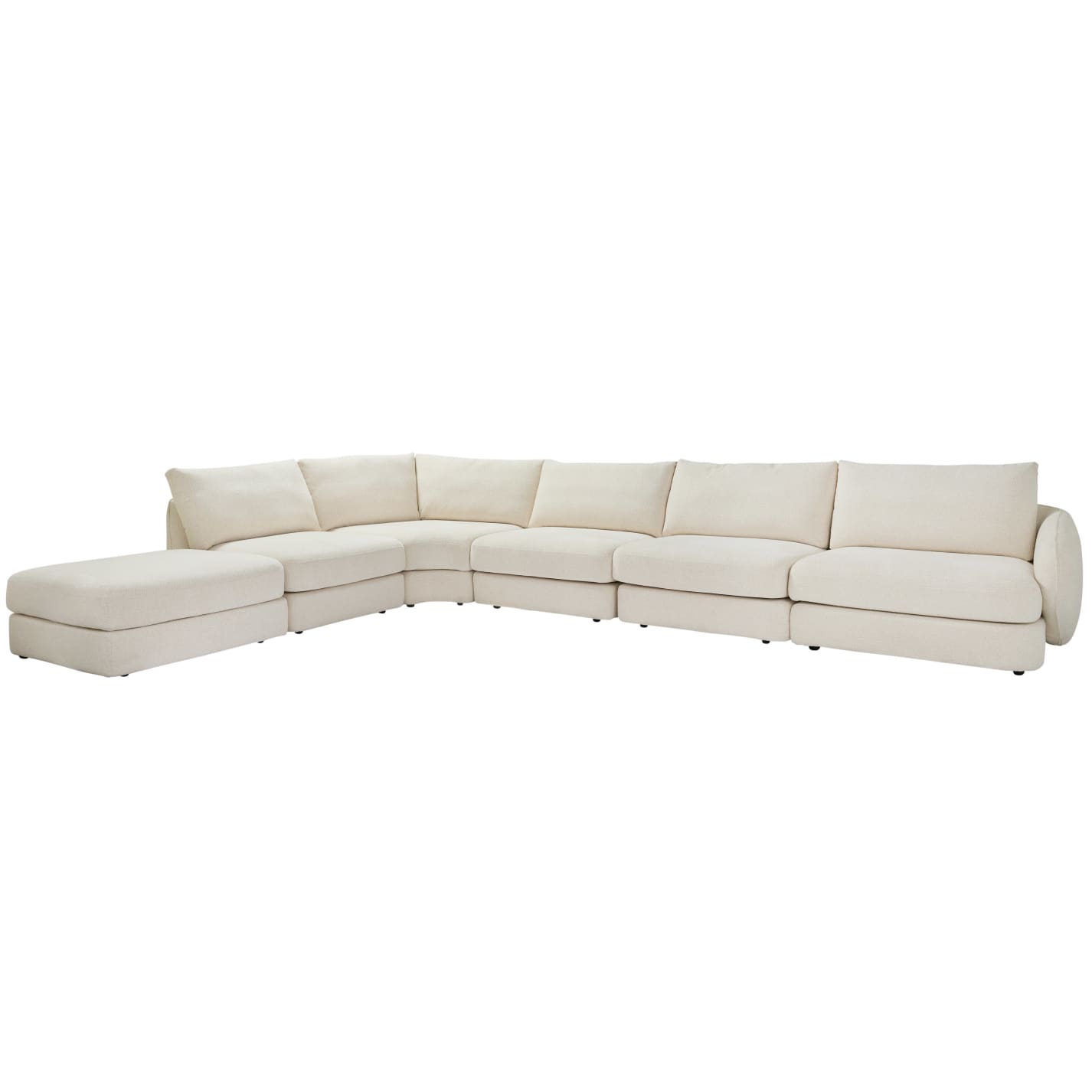 Esme Kent Bisque Sofa - 6 Seater LAF Terminal color Kent Bisque