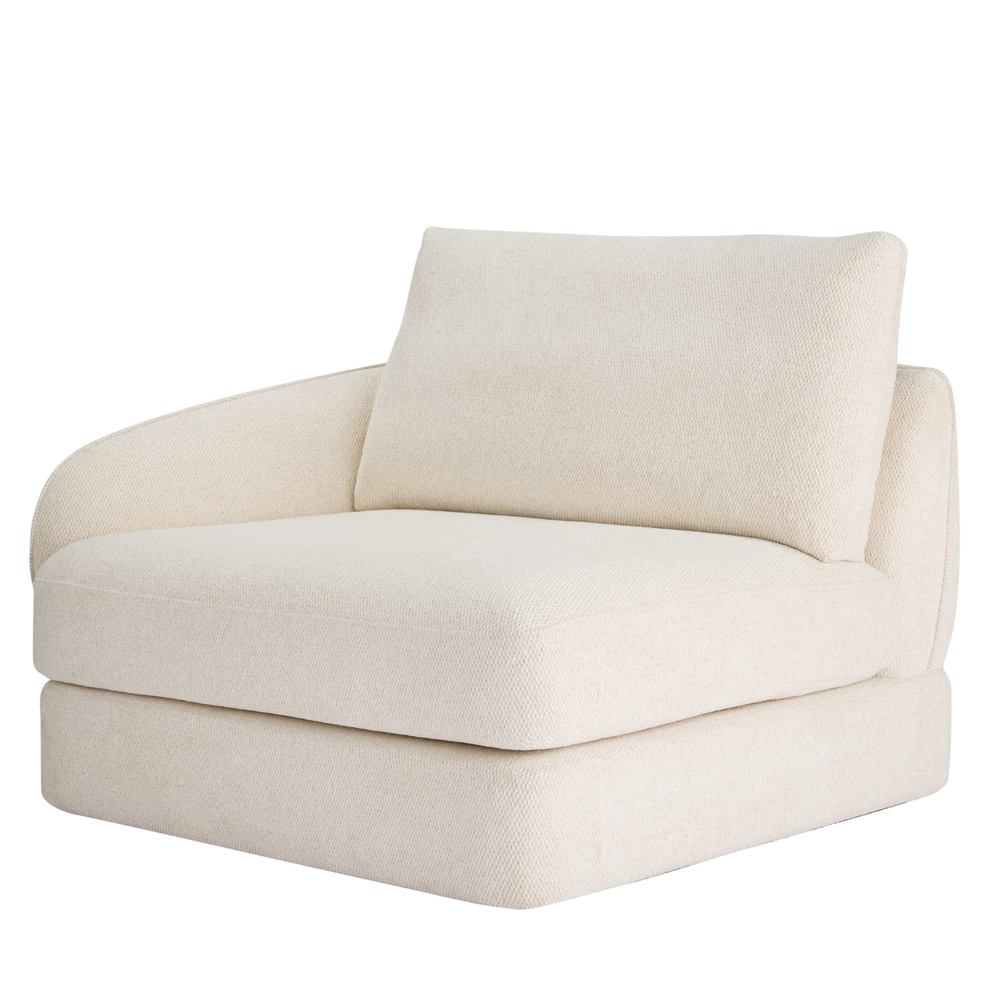 Esme Kent Bisque Left Arm Facing Chair Module color Kent Bisque