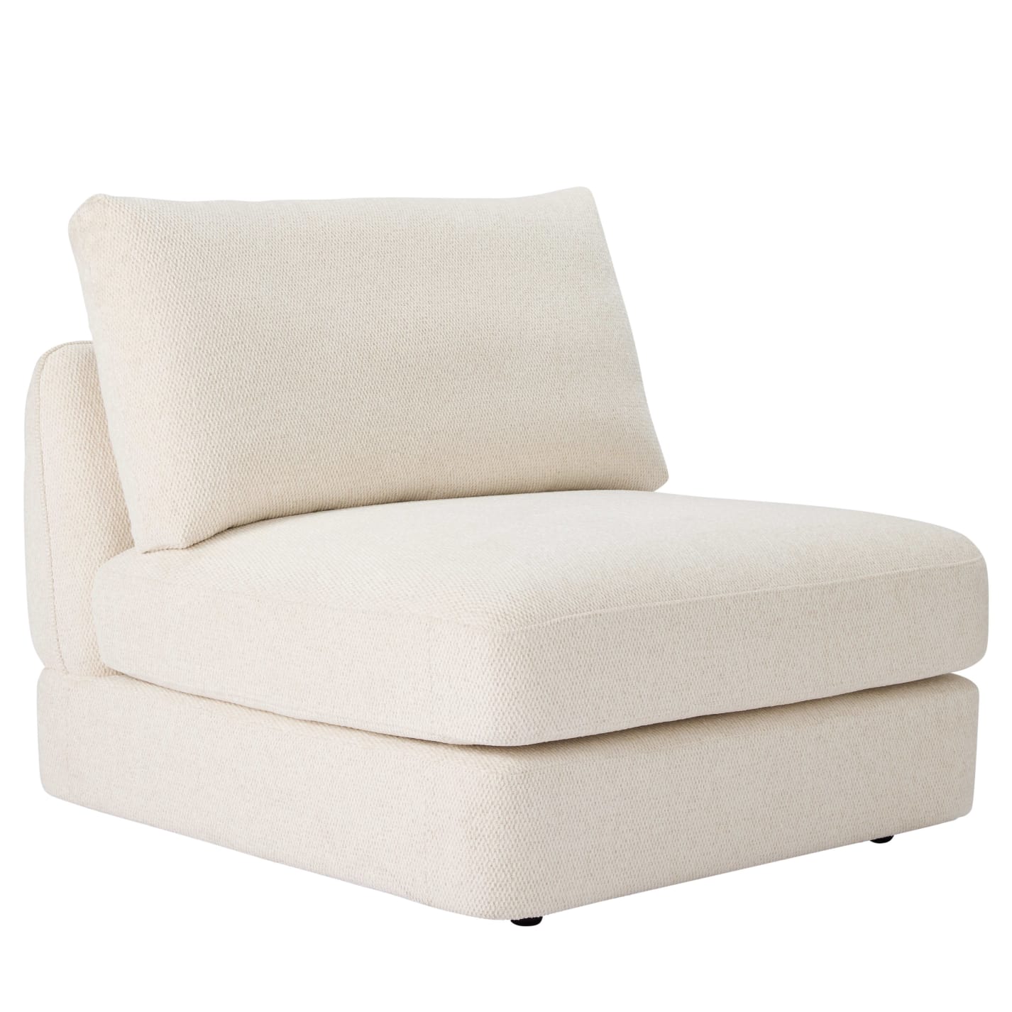 Esme Kent Bisque Armless Sofa Chair Module color Kent Bisque