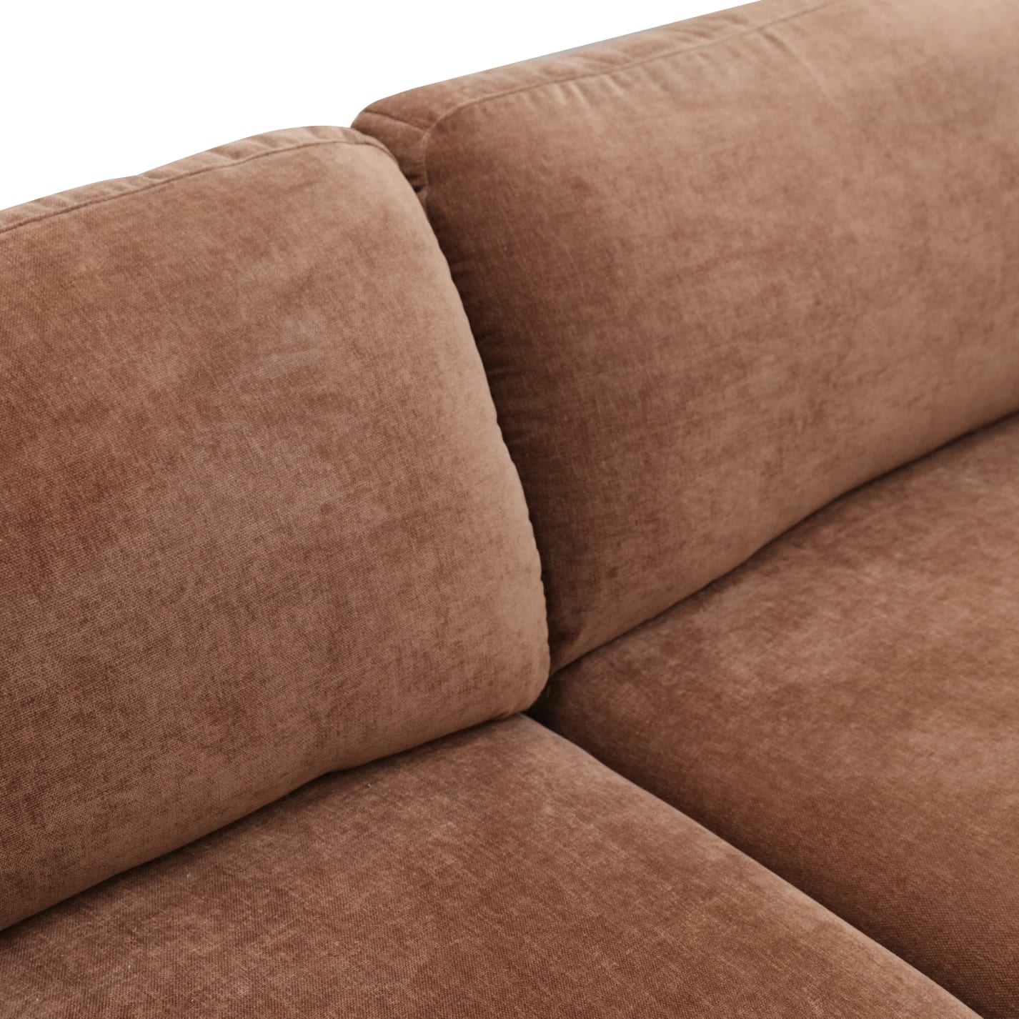 Emily Muse Rust Sofa - 4 Seater color Muse Rust