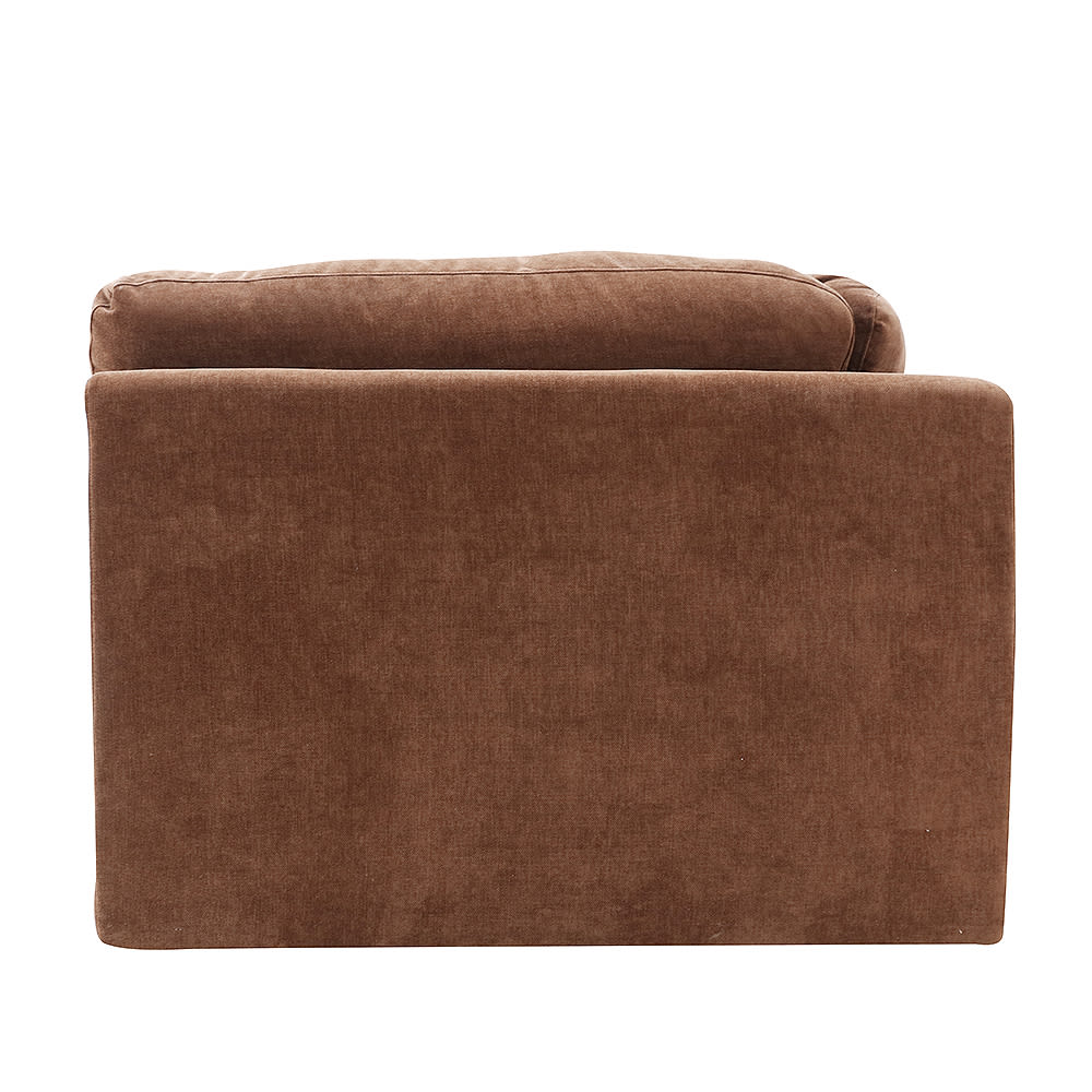 Emily Muse Rust Sofa - 4 Seater color Muse Rust
