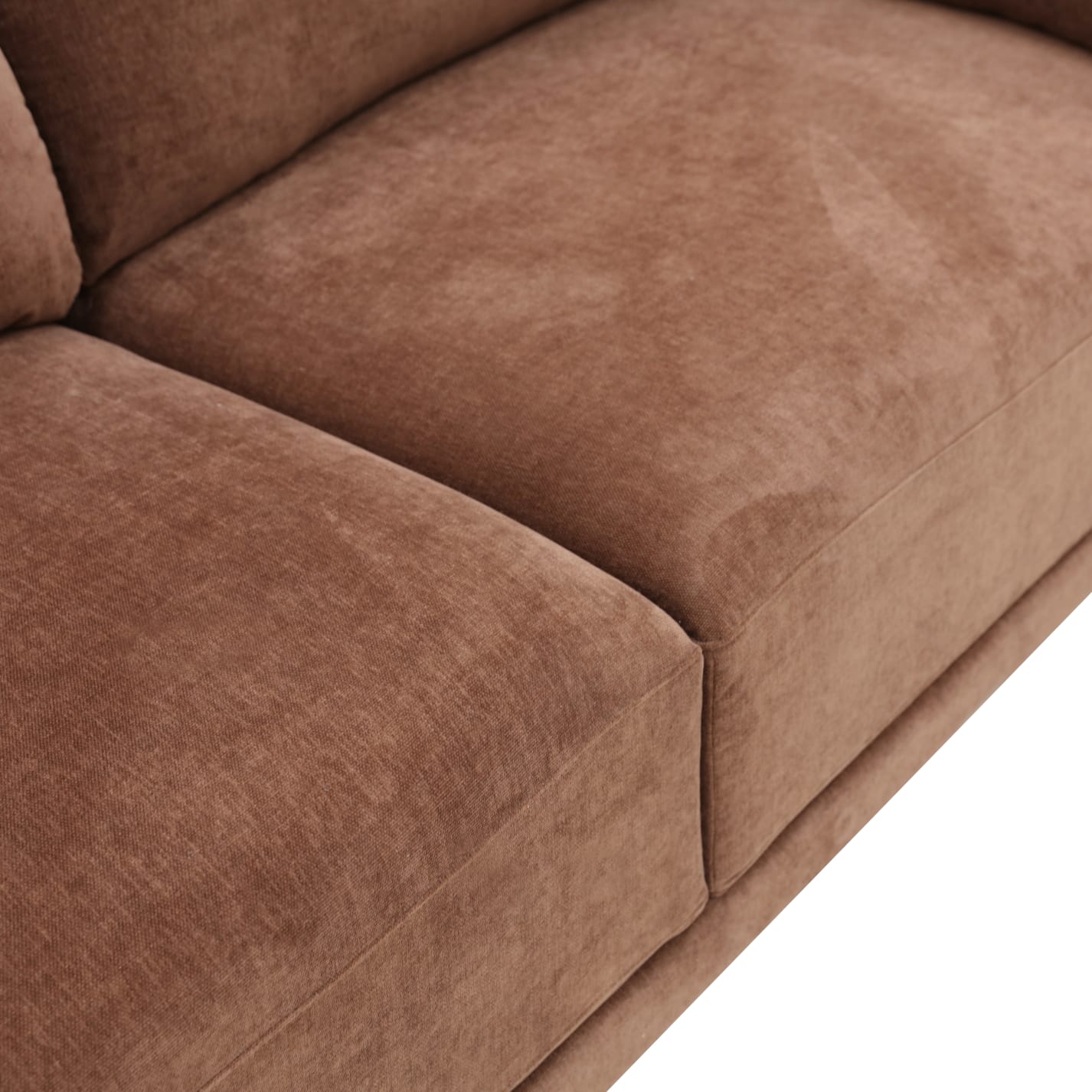 Emily Muse Rust Sofa - 4 Seater color Muse Rust