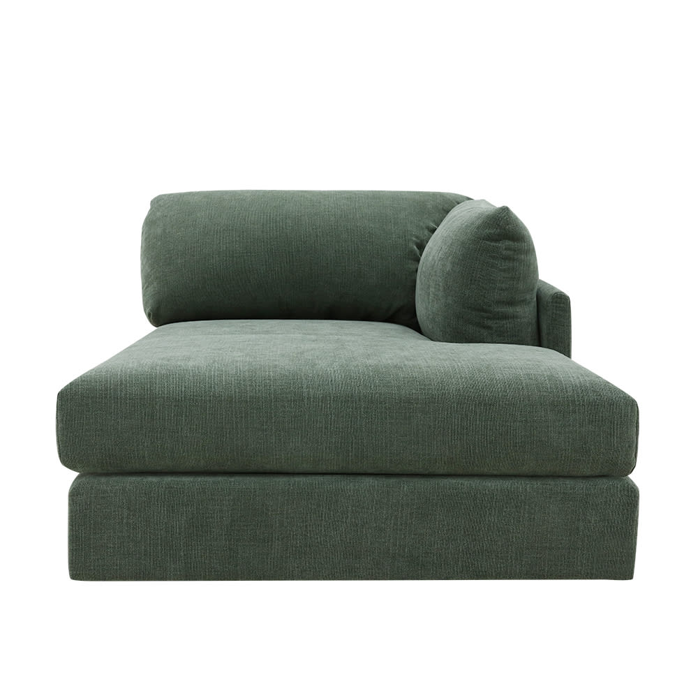 Finley Tribute Dark Jade Right Arm Facing Chaise Module color Tribute Dark Jade