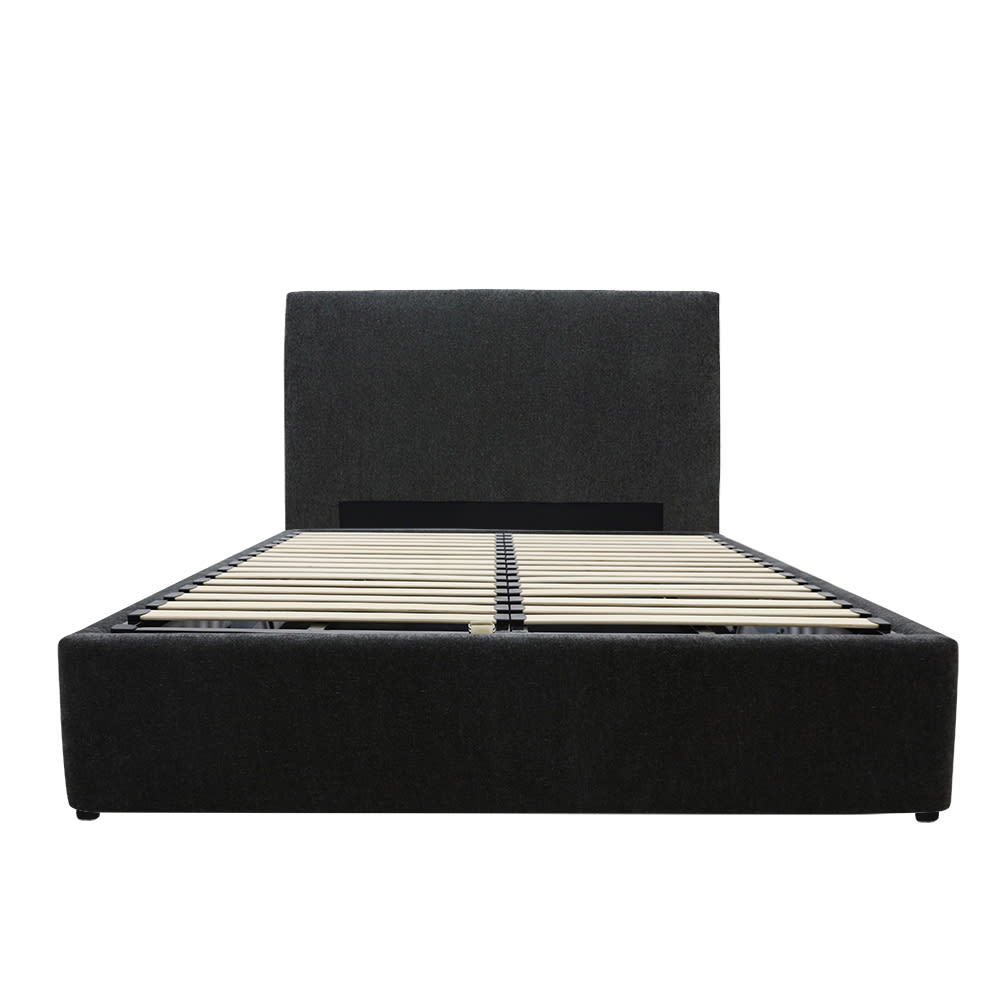 Havana Gas Lift Bed California Charcoal color California Charcoal