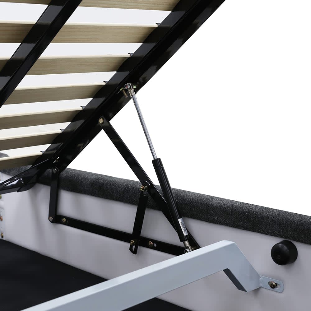 Havana Gas Lift Bed California Charcoal color California Charcoal