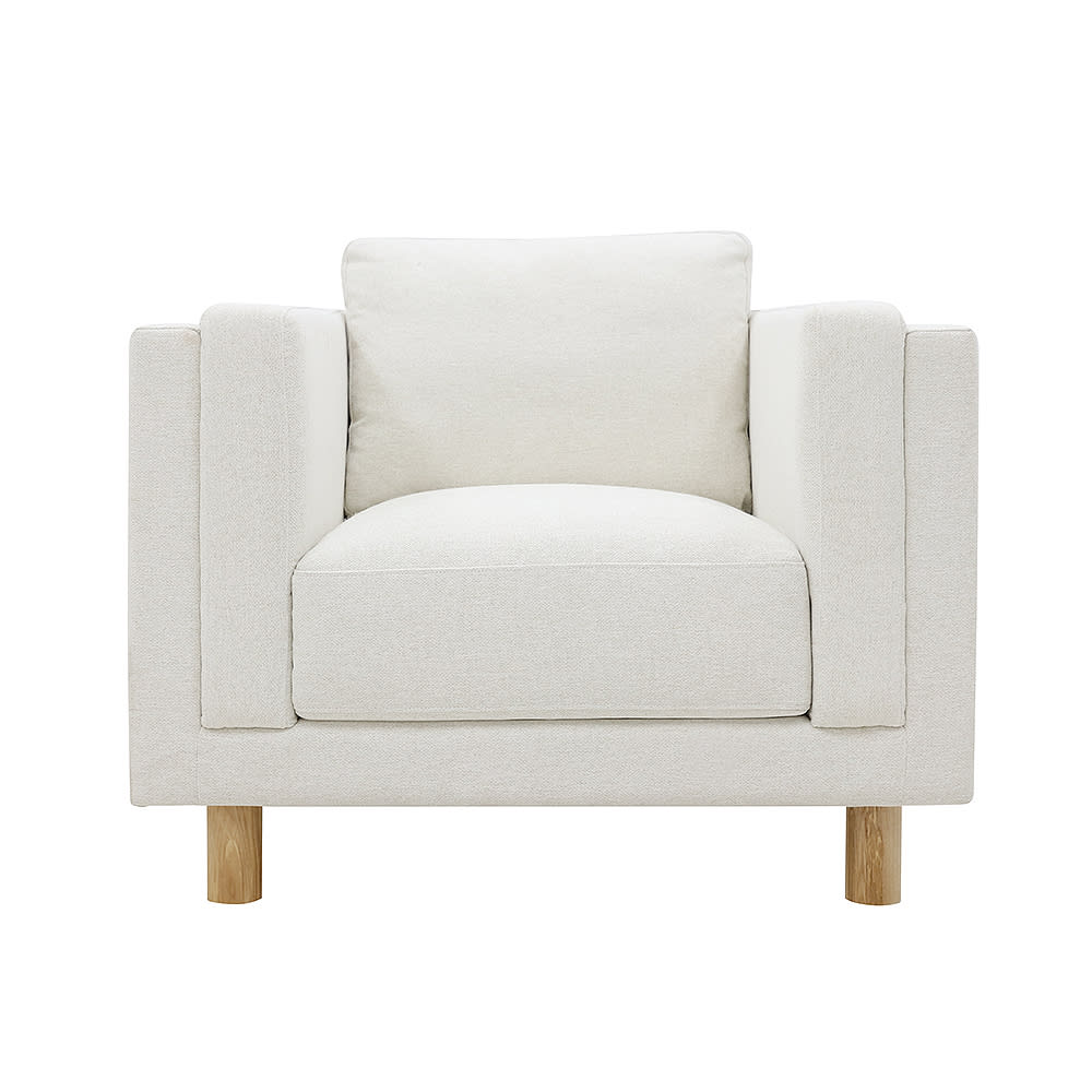 Hayes California Ivory Armchair color California Ivory