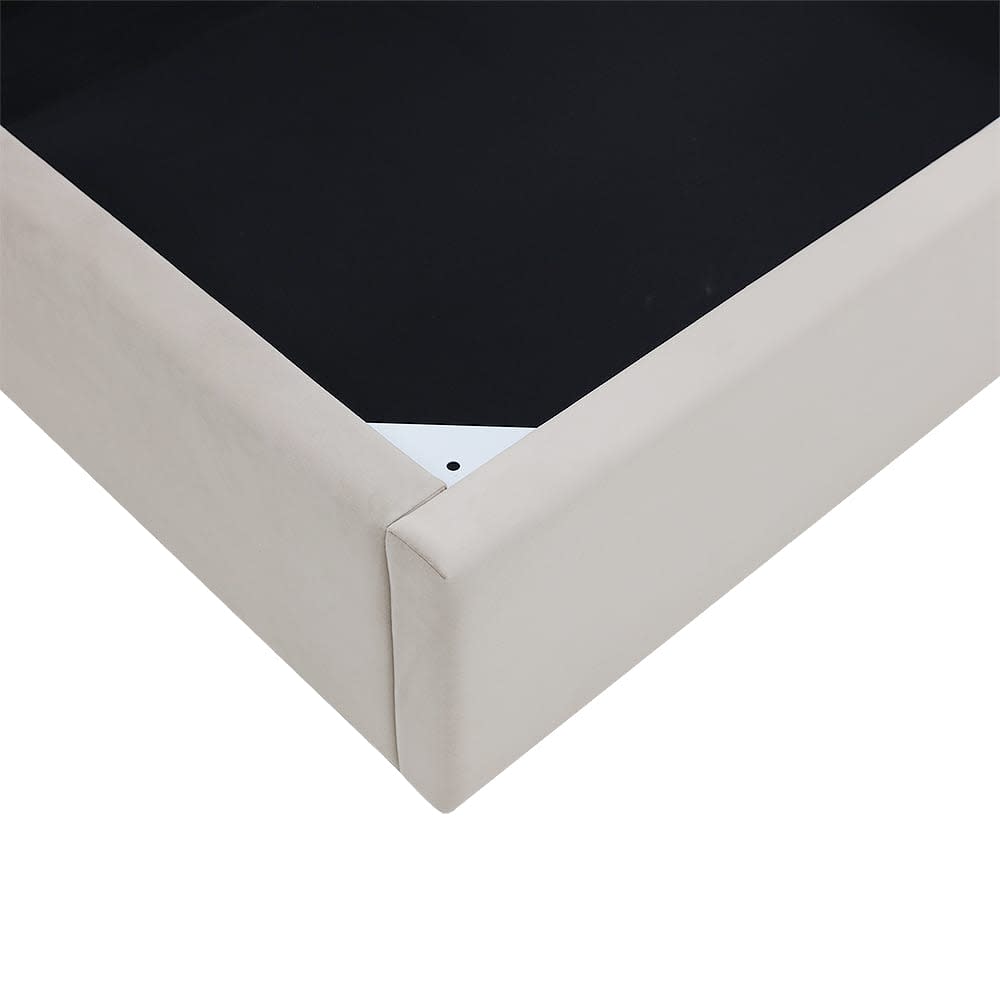 Isabella Gas Lift Bed Alles Angora color Alles Angora