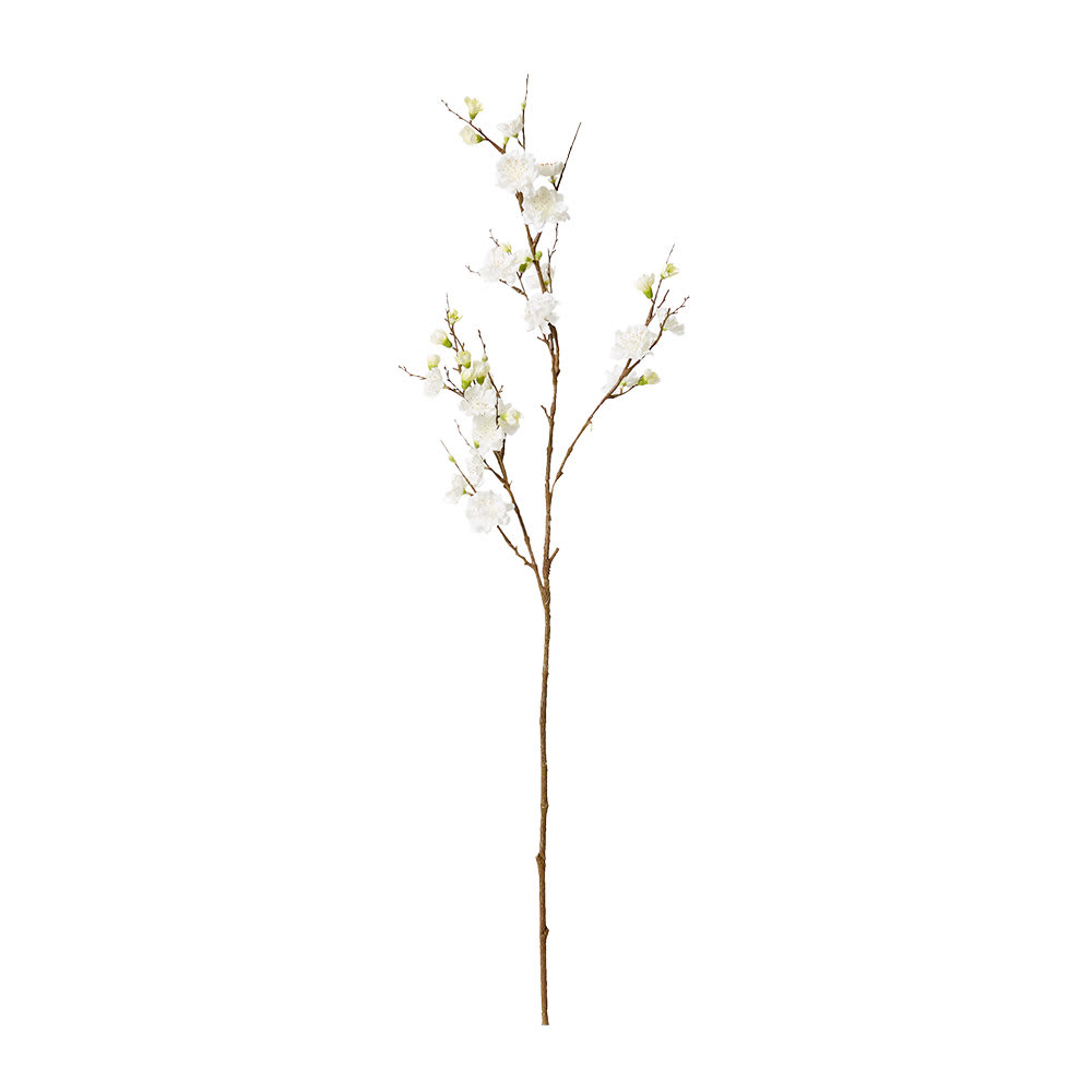 Blossom Plum Spray - 28 x 24 x 86cm color White