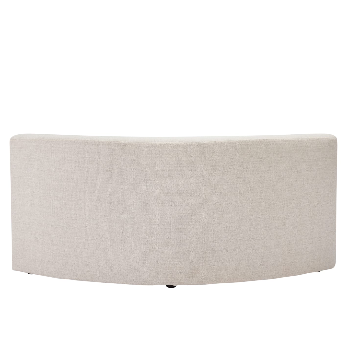 Santa Monica Ovis Ecru White Corner Sofa Module color Ecru White
