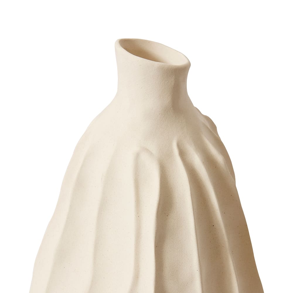Jules Vase Ivory - 43CM color Ivory