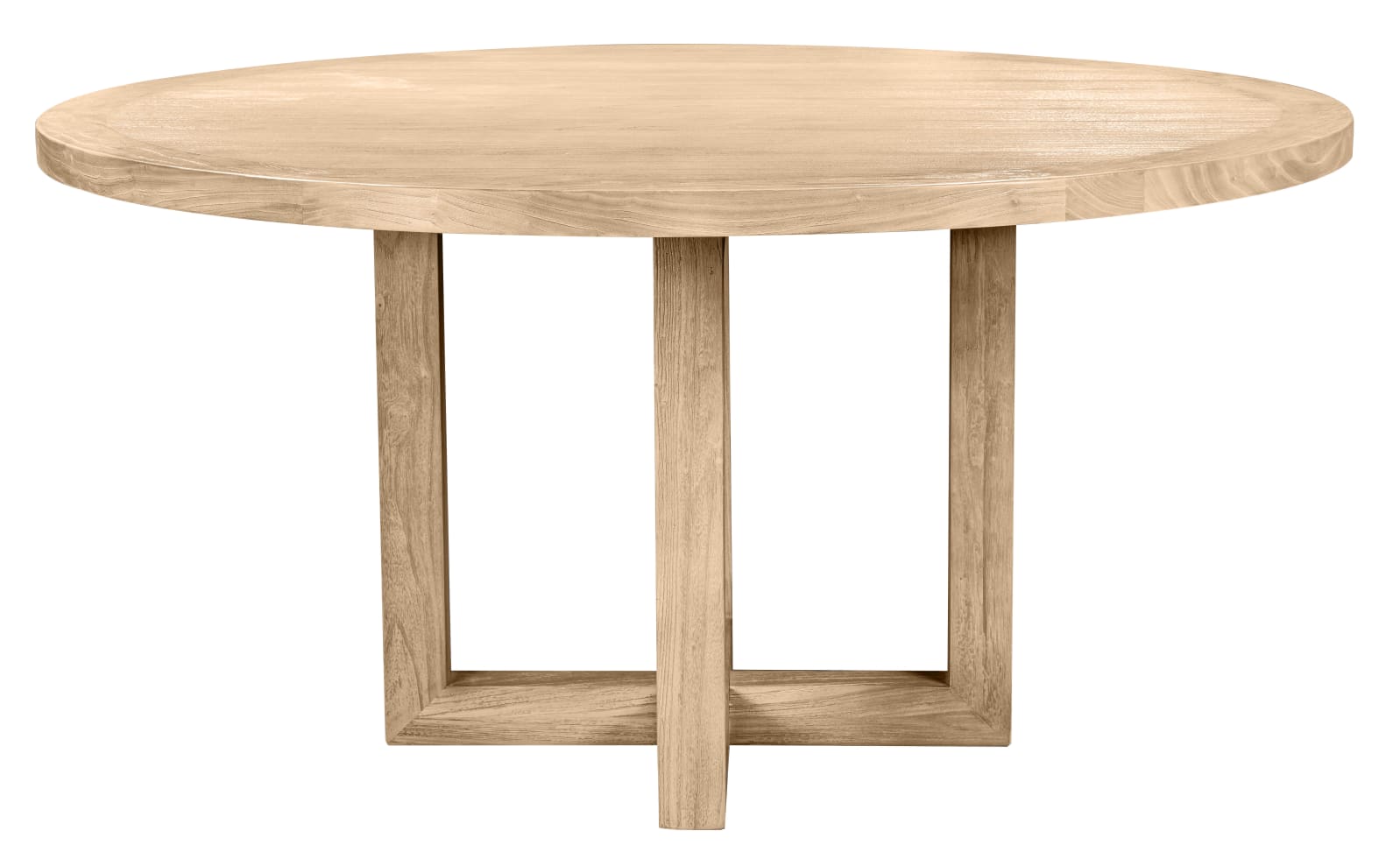 Coast Dining Table Reclaimed Elm Round color Natural