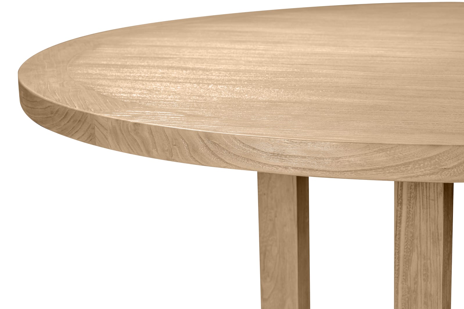 Coast Dining Table Reclaimed Elm Round color Natural