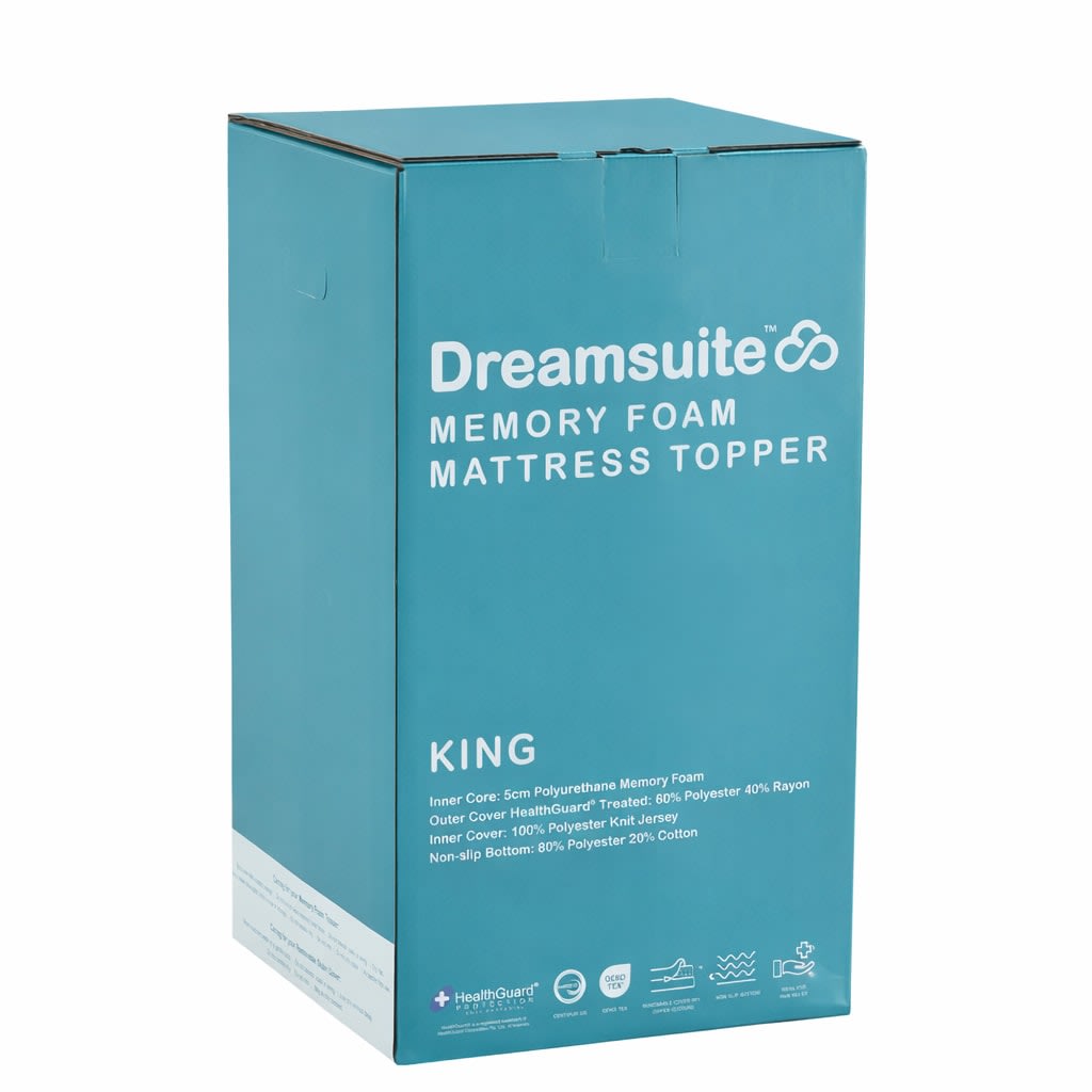Dreamsuite Mattress Topper Memory Foam 