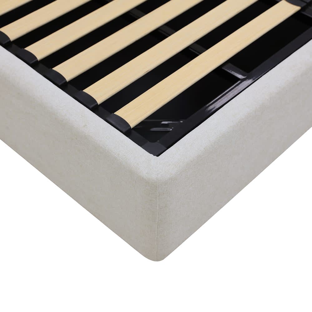 Leo Gas Lift Bed California Ivory color California Ivory