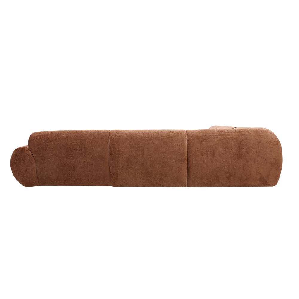 Malmo Muse Rust Corner Sofa - 5 Seater color Muse Rust