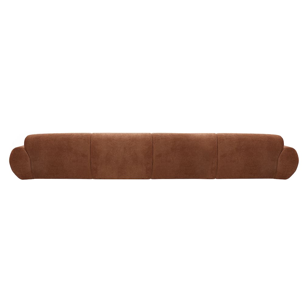 Malmo Muse Rust Sofa - 4 Seater color Muse Rust