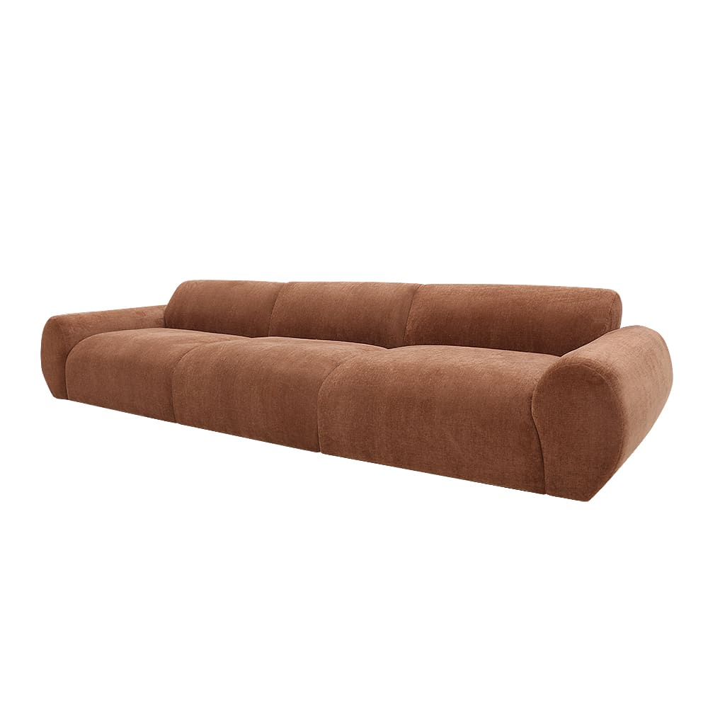 Malmo Muse Rust Sofa - 3 Seater color Muse Rust