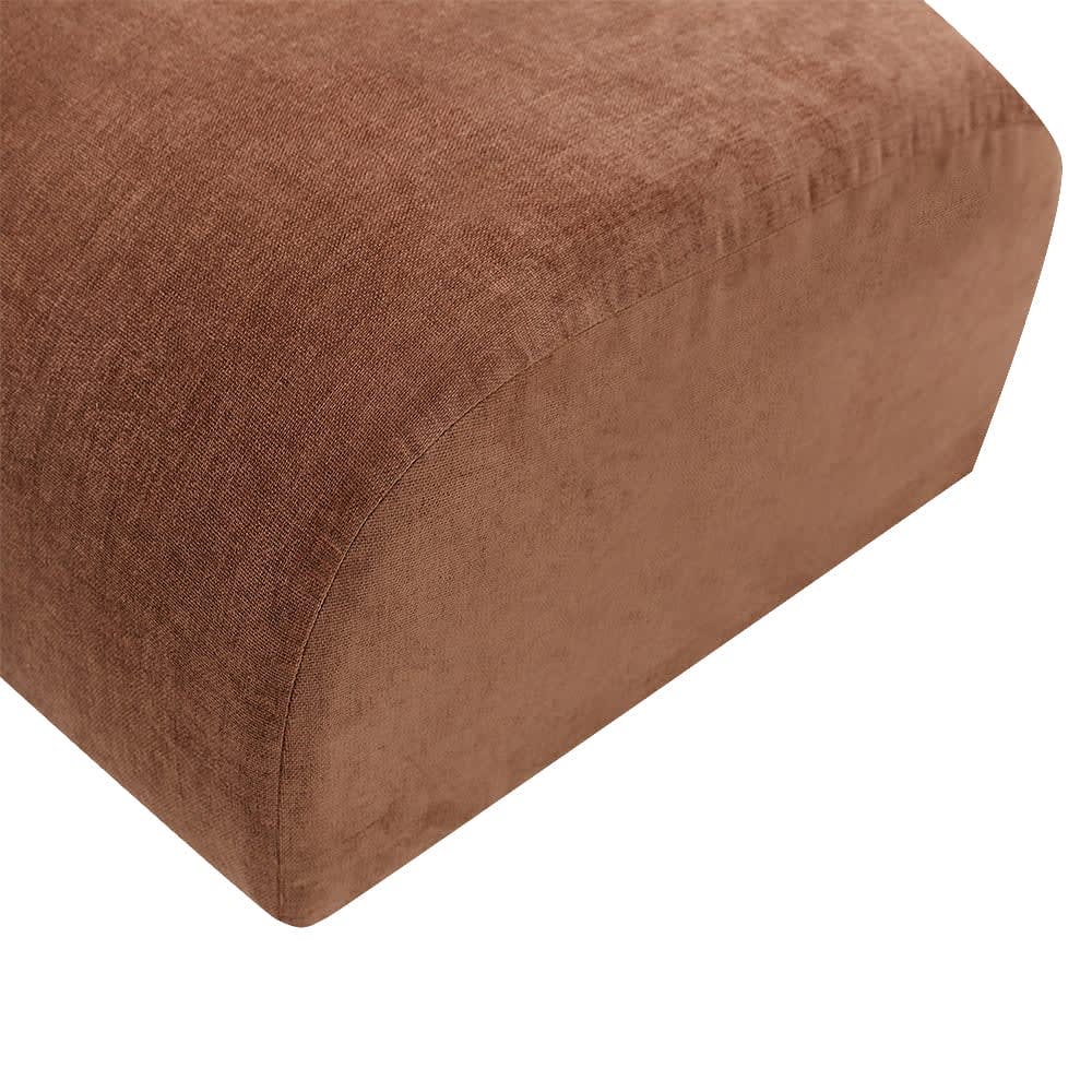 Malmo Muse Rust Ottoman color Muse Rust