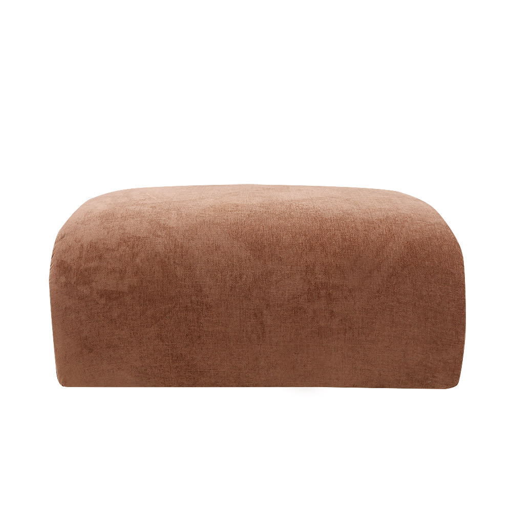 Malmo Muse Rust Ottoman color Muse Rust