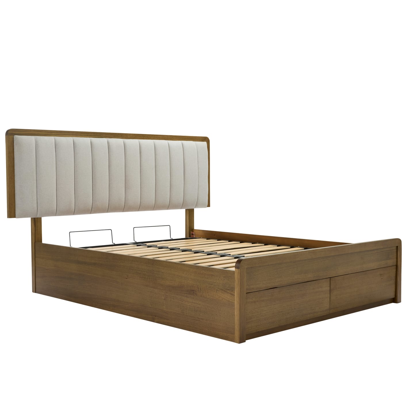 Acton Dark Messmate Lift Bed & Footend Drawers color Dark
