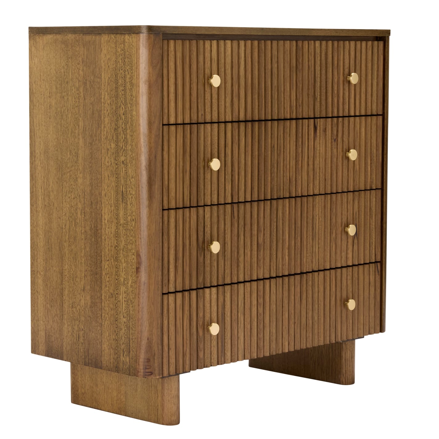 Acton Dark  Messmate Tallboy - 4 Drawer color Dark