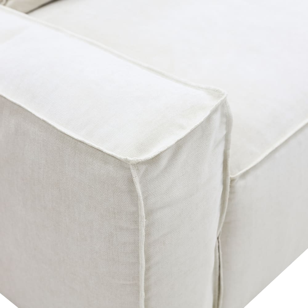 Riley Apt Muse Flax Armchair color Muse Flax