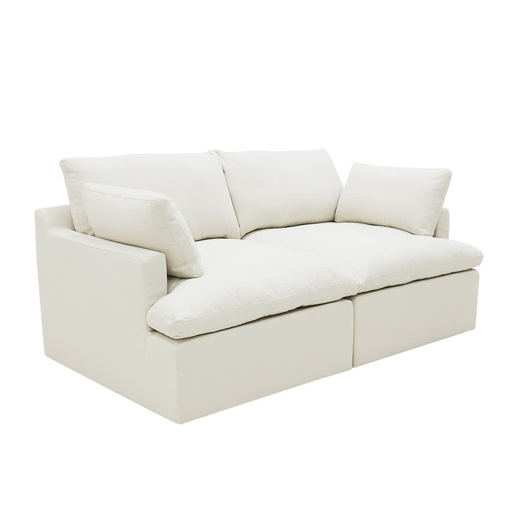 Retreat Toorak Pearl Modular Sofa - 2 Piece color Toorak Pearl
