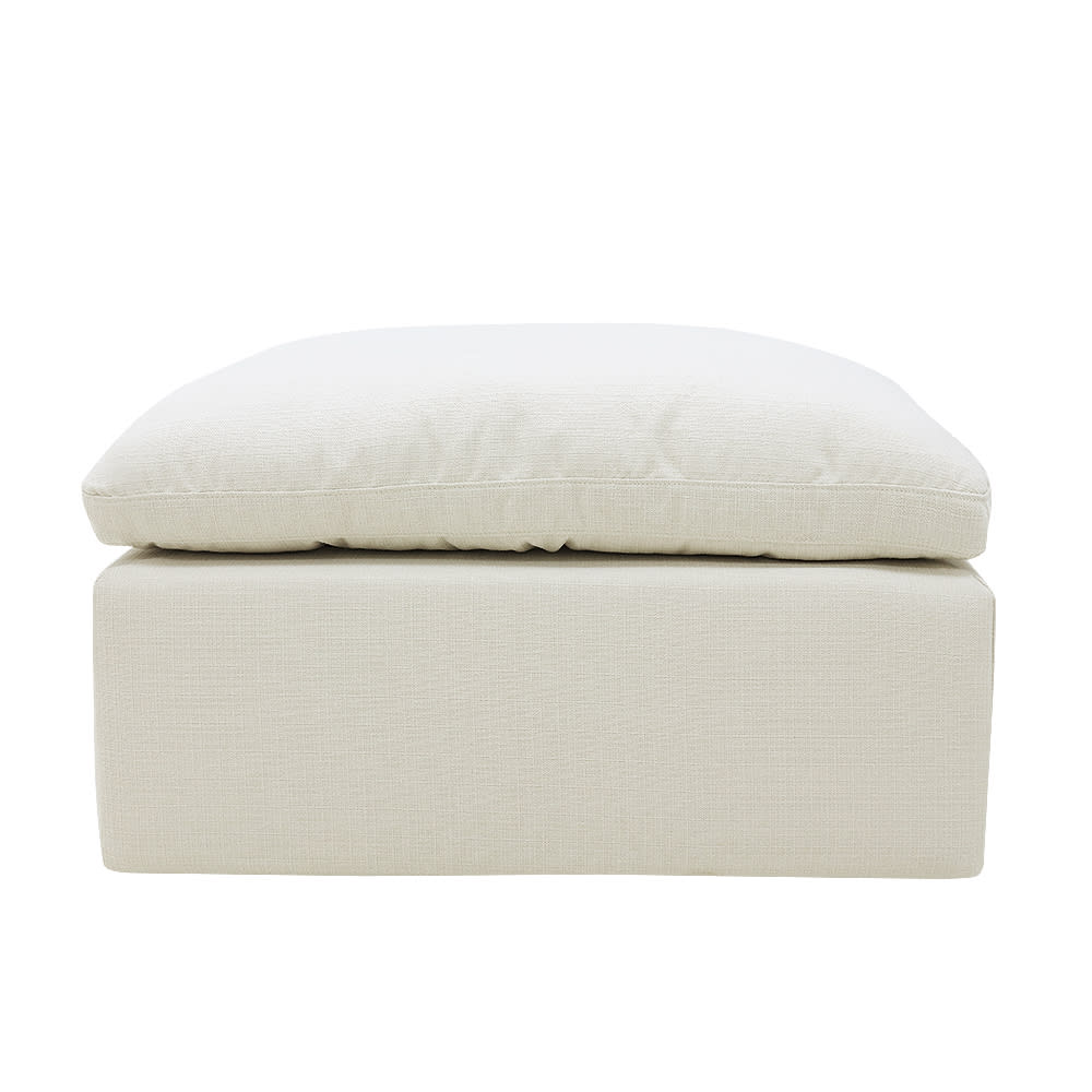 Retreat Toorak Pearl Ottoman color Toorak Pearl
