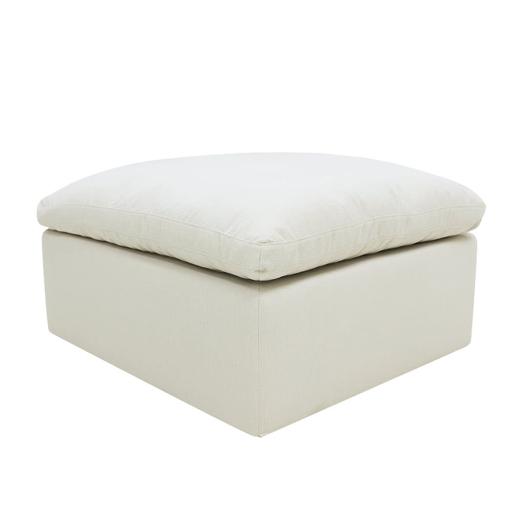 Retreat Toorak Pearl Ottoman color Toorak Pearl