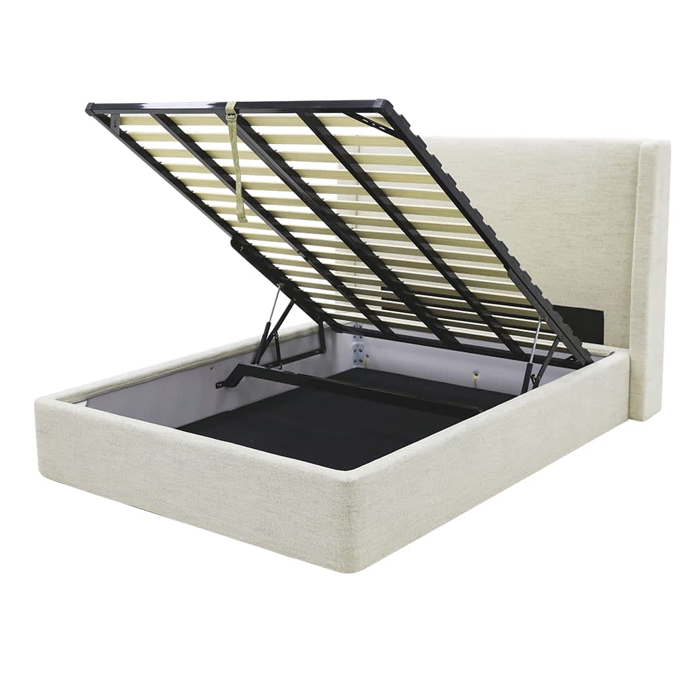 Wing Gas Lift Bed Avon Mineral color Avon Mineral