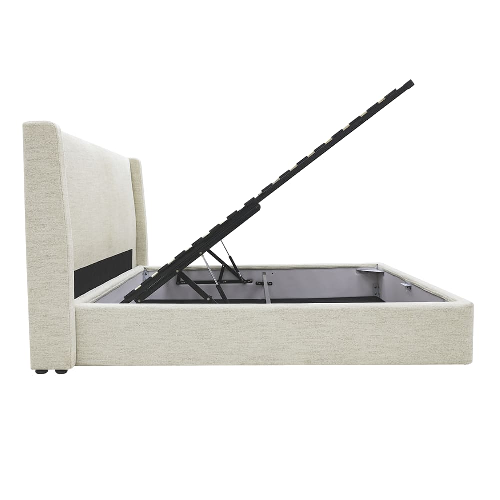 Wing Gas Lift Bed Avon Mineral color Avon Mineral