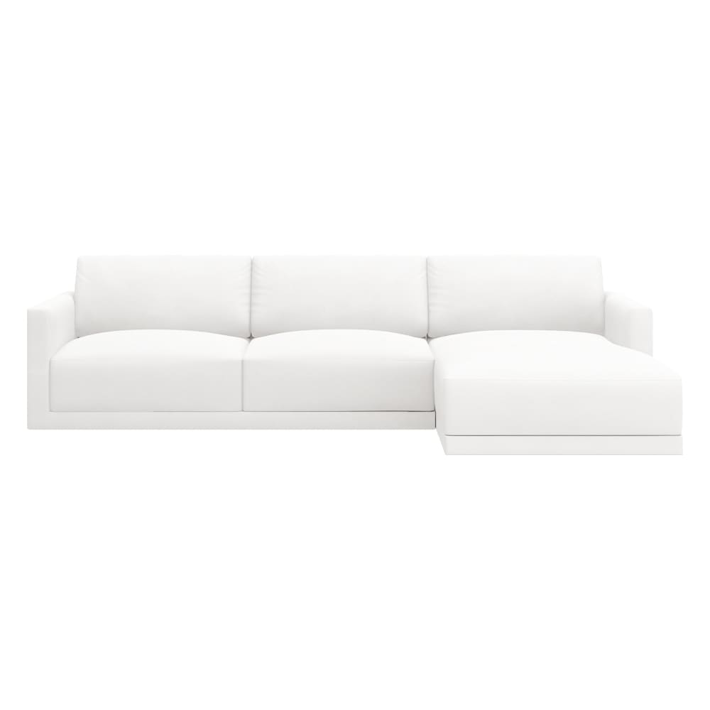 Haven Muse Frost Chaise Sofa - 3 Seater color Muse Frost