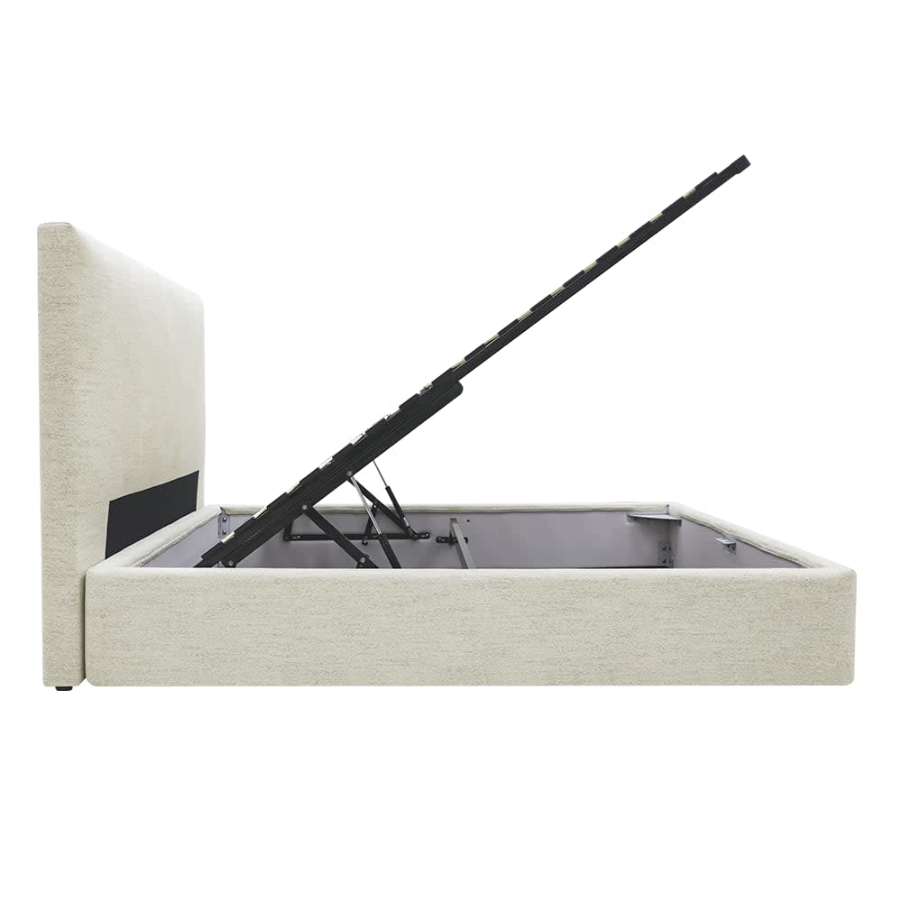 Havana Gas Lift Bed Avon Mineral color Avon Mineral