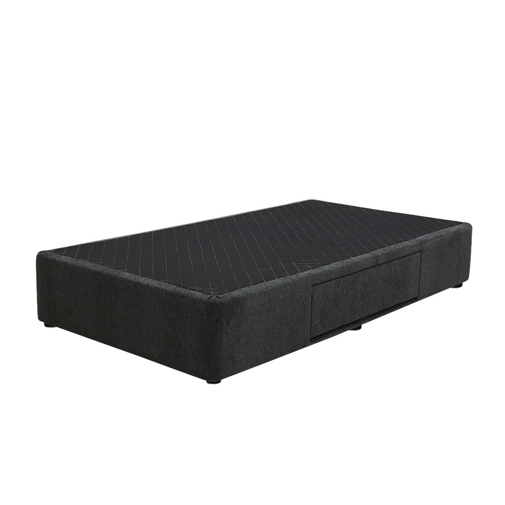 Zenith Kids 1 Drawer Storage Bed Base California Charcoal color California Charcoal