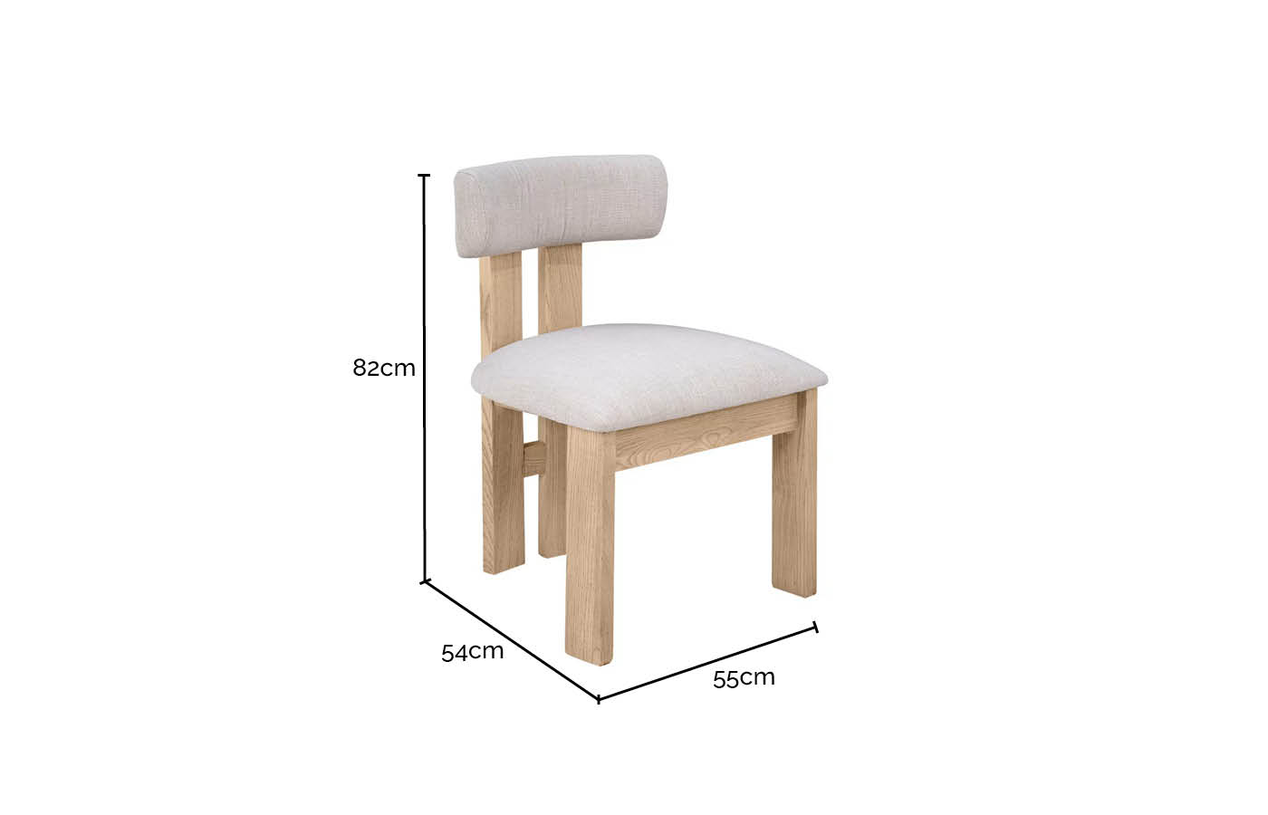 Coast Reclaimed Elm Dining Chair color Natural