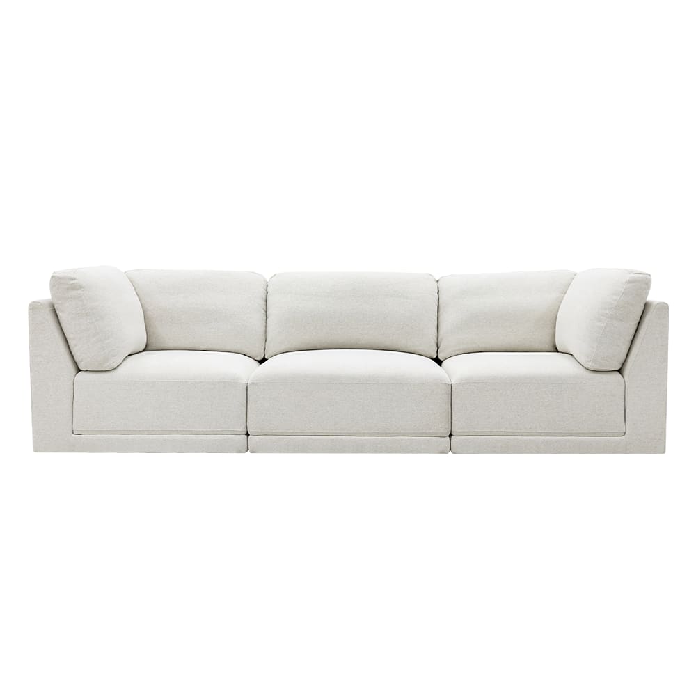Emily Modular Sofa California Ivory - 3 Piece color California Ivory