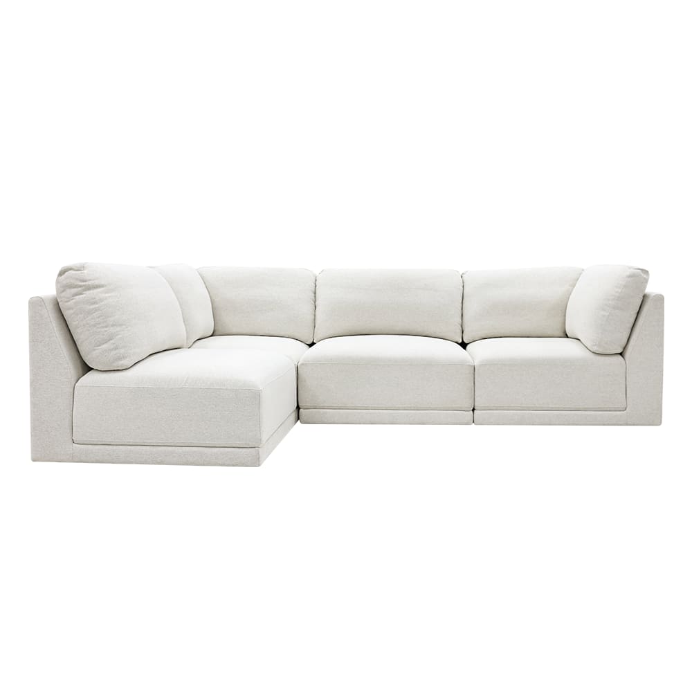 Emily Modular Sofa California Ivory - 4 Piece color California Ivory