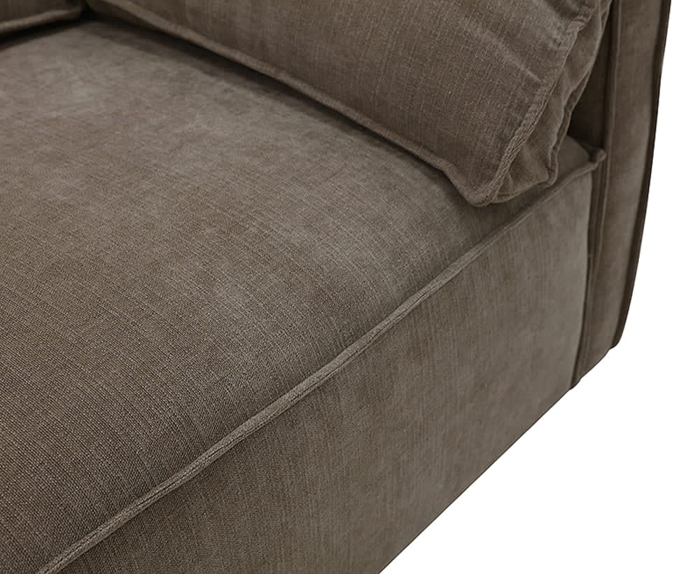 Kai Tribute Walnut Modular Sofa - 3 Seater color Tribute Walnut