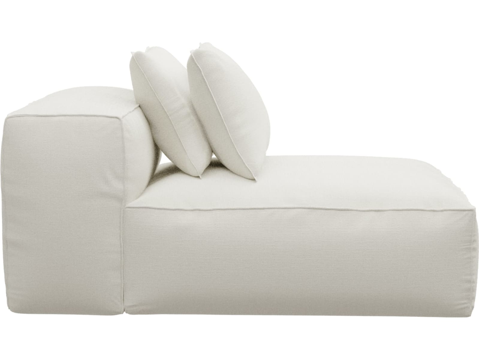 Riley Toorak Pearl Module Chaise color Toorak Pearl