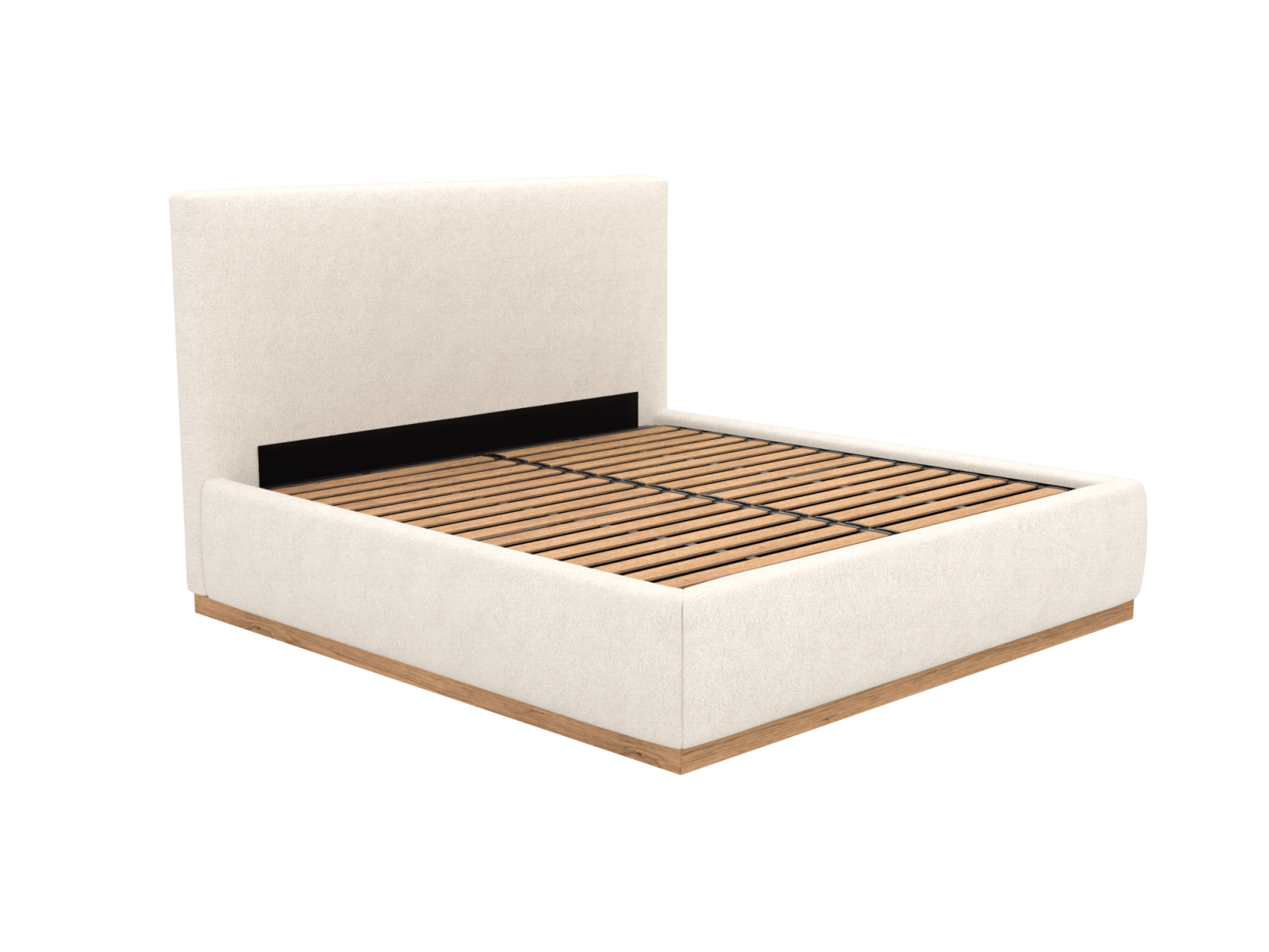 Haven Gas Lift Bed Noa Fog King color Noa Fog