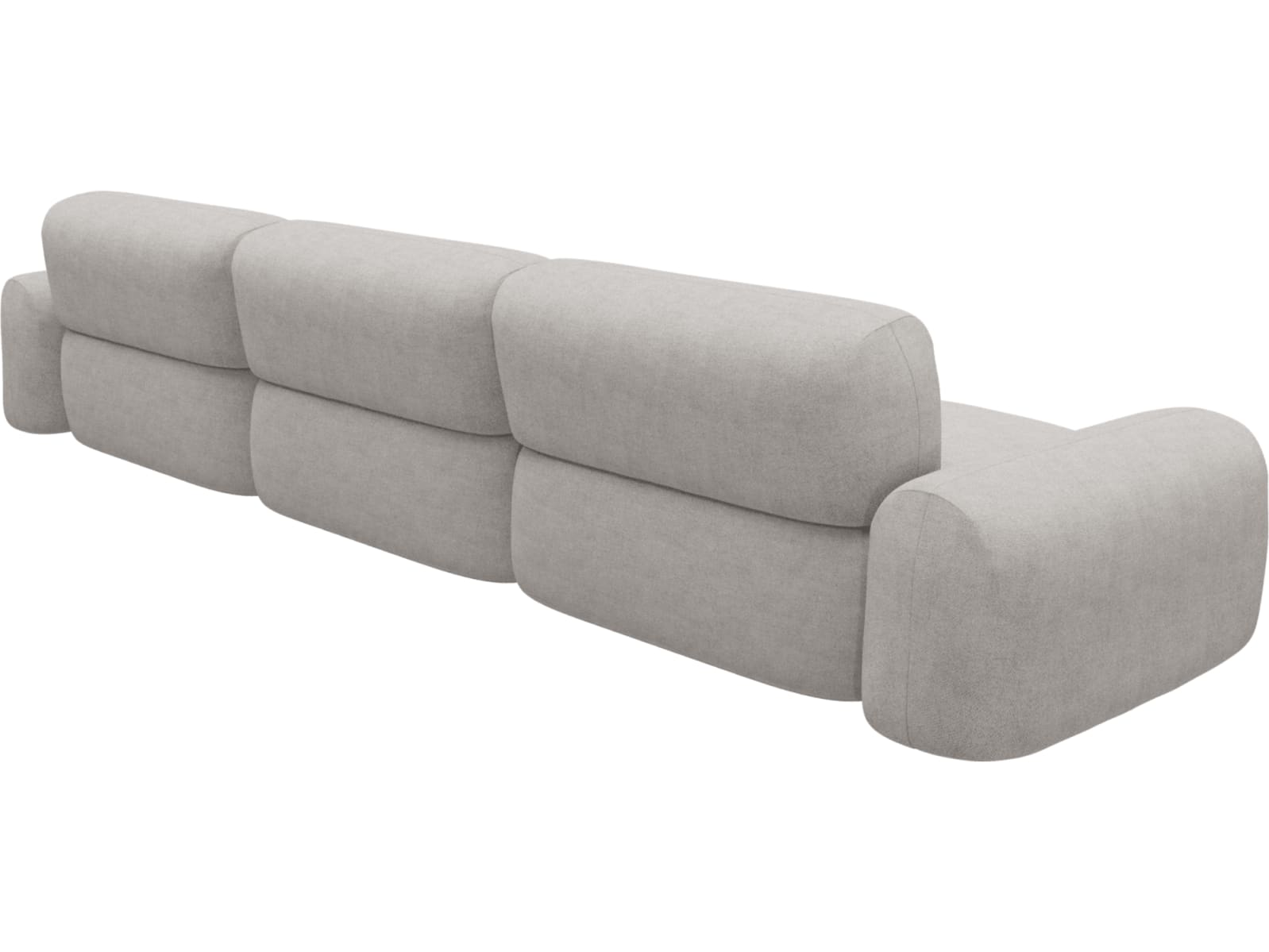 Beckett Avon Mineral Modular Sofa - 3 Seater color Avon Mineral