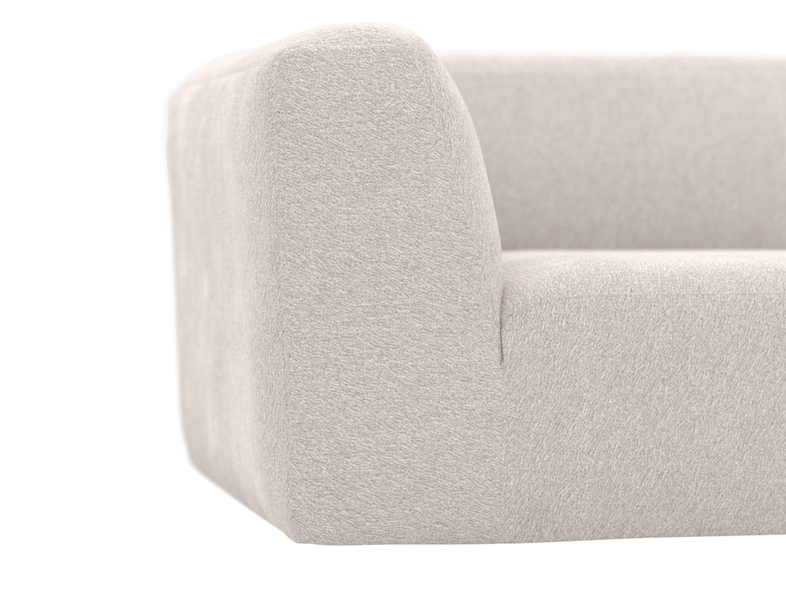 Copenhagen Toorak Pearl Wedge Corner Chair Sofa Module color Toorak Pearl