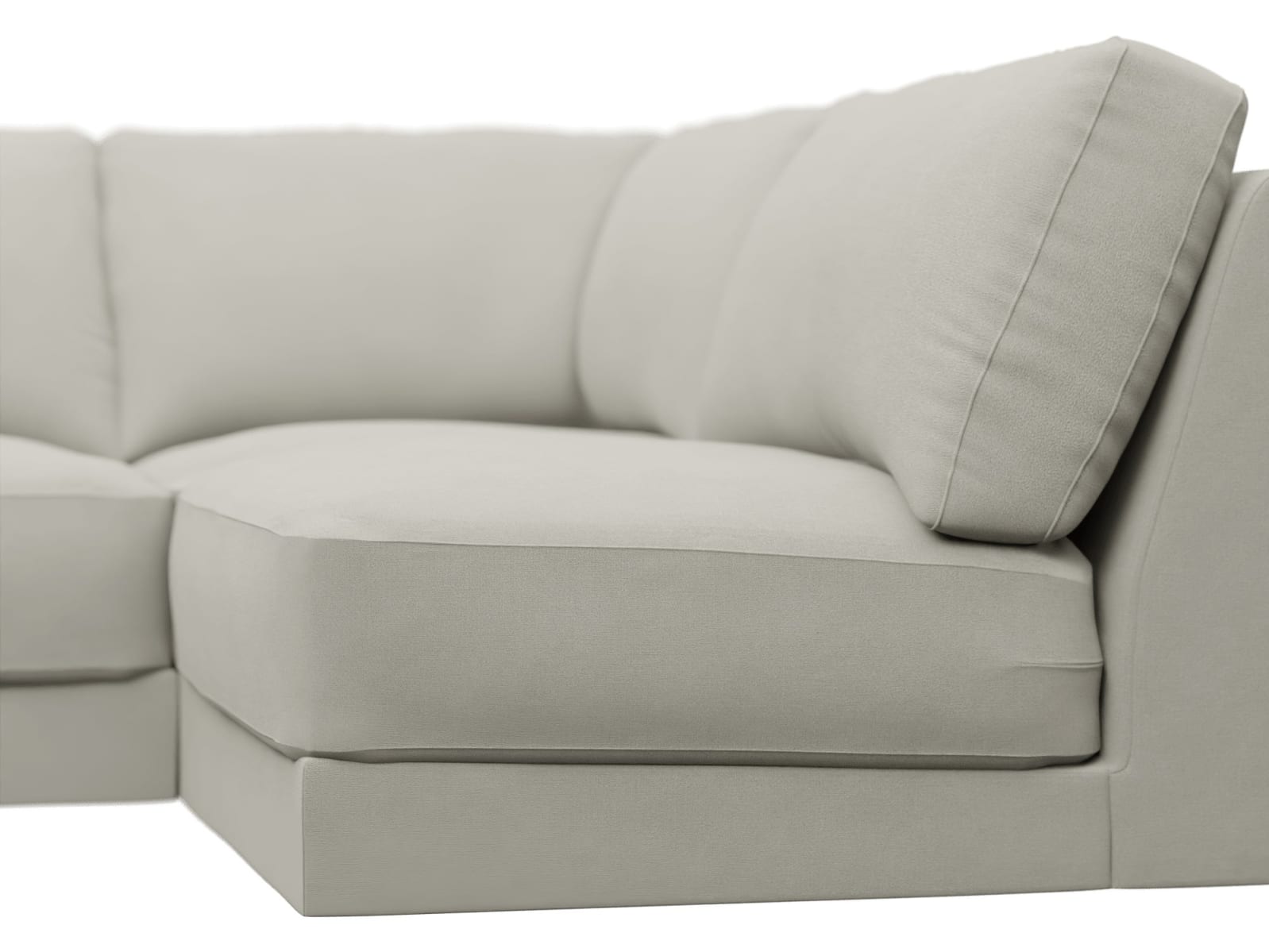 Monica California Ivory Sofa - 4 Seater RAF Terminal color California Ivory