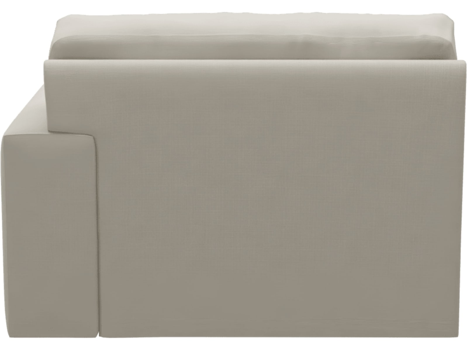 Monica Toorak Pearl Right Arm Facing Chaise Module color Toorak Pearl