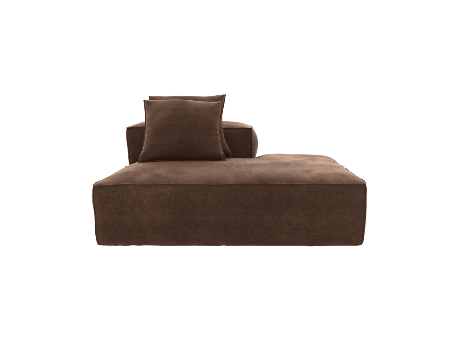Riley Sofa Modules Slip Covers Muse Chocolate color Muse Chocolate
