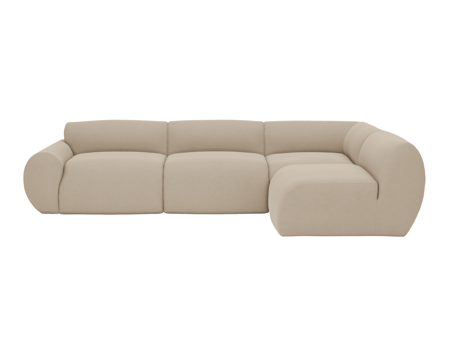 Malmo Blaze Latte Sofa - 4 Seater RAF Terminal color Blaze Latte